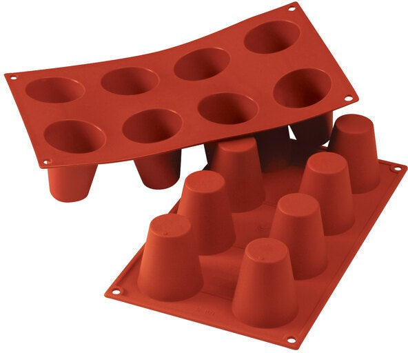 Silikomart - Silicone 8 Compartment Big Baba Baking Mold - SF021