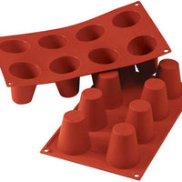 Silikomart - Silicone 8 Compartment Big Baba Baking Mold - SF021