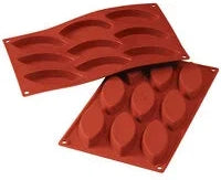 Silikomart - Silicone 9 Compartment Big Boat Baking Mold - SF039
