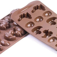 Silikomart - Silicone Brown 14 Compartment Easter Chocolate Mold - SCG05
