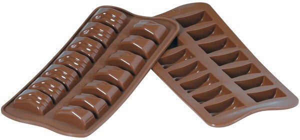 Silikomart - Silicone Brown 14 Compartment Jack Chocolate Mold - SCG09
