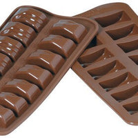 Silikomart - Silicone Brown 14 Compartment Jack Chocolate Mold - SCG09