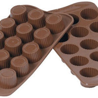 Silikomart - Silicone Brown 15 Compartment Easter Chocolate Mold - SCG07