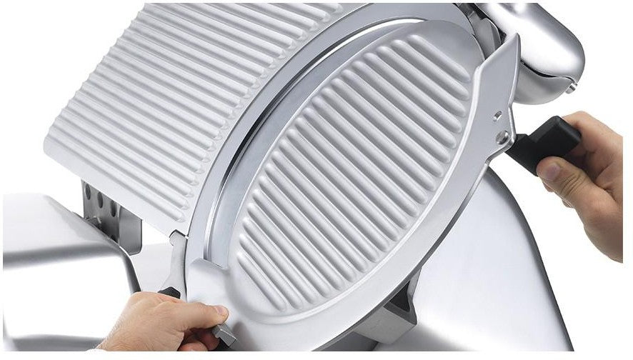Sirman - 110V 14" Belt Driven Meat / Vegetable Slicer with Safety - RAFFAELLO 350P