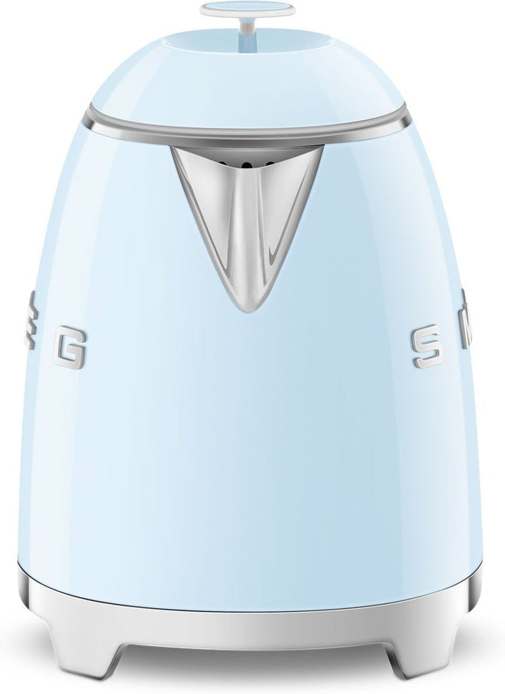 Smeg - 0.8 L 50's Mini Style Kettle with 3D Logo Pastel Blue - KLF05PBUS