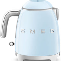 Smeg - 0.8 L 50's Mini Style Kettle with 3D Logo Pastel Blue - KLF05PBUS