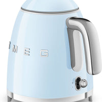 Smeg - 0.8 L 50's Mini Style Kettle with 3D Logo Pastel Blue - KLF05PBUS