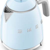 Smeg - 0.8 L 50's Mini Style Kettle with 3D Logo Pastel Blue - KLF05PBUS