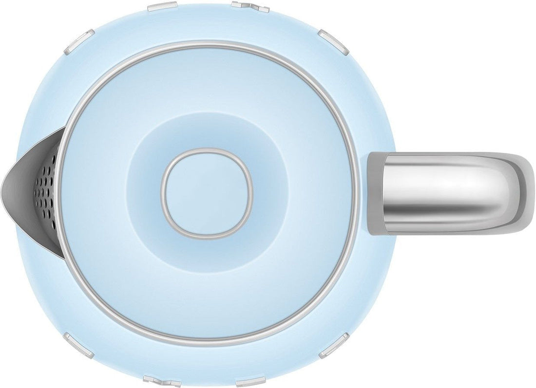Smeg - 0.8 L 50's Mini Style Kettle with 3D Logo Pastel Blue - KLF05PBUS