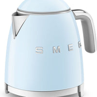 Smeg - 0.8 L 50's Mini Style Kettle with 3D Logo Pastel Blue - KLF05PBUS