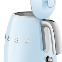 Smeg - 0.8 L 50's Mini Style Kettle with 3D Logo Pastel Blue - KLF05PBUS