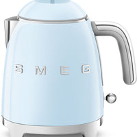 Smeg - 0.8 L 50's Mini Style Kettle with 3D Logo Pastel Blue - KLF05PBUS