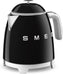Smeg - 0.8 L 50's Style Mini Kettle with 3D Logo Black - KLF05BLUS
