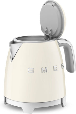 Smeg - 0.8 L 50's Style Mini Kettle with 3D Logo Cream - KLF05CRUS
