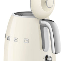 Smeg - 0.8 L 50's Style Mini Kettle with 3D Logo Cream - KLF05CRUS