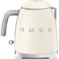 Smeg - 0.8 L 50's Style Mini Kettle with 3D Logo Cream - KLF05CRUS