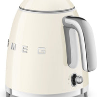 Smeg - 0.8 L 50's Style Mini Kettle with 3D Logo Cream - KLF05CRUS