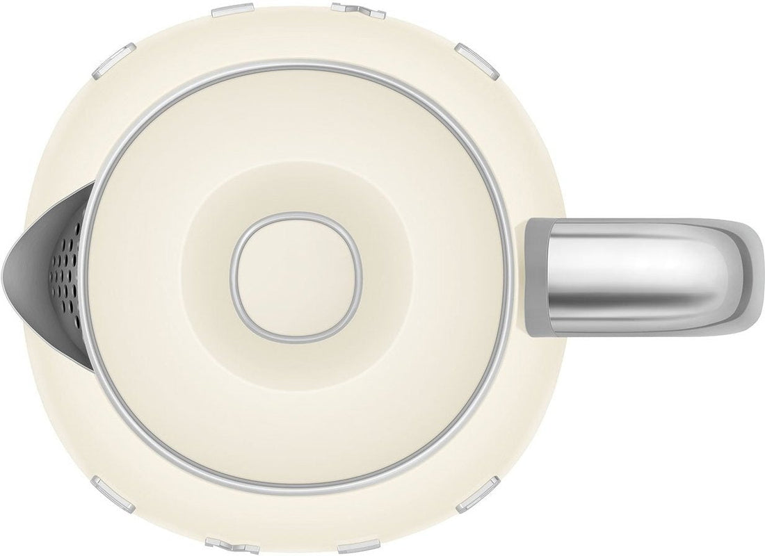 Smeg - 0.8 L 50's Style Mini Kettle with 3D Logo Cream - KLF05CRUS