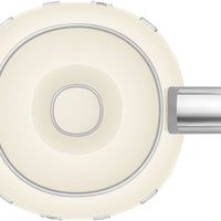 Smeg - 0.8 L 50's Style Mini Kettle with 3D Logo Cream - KLF05CRUS