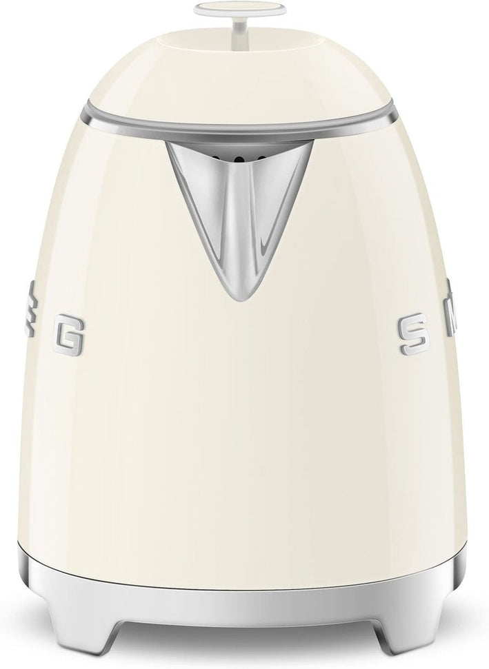 Smeg - 0.8 L 50's Style Mini Kettle with 3D Logo Cream - KLF05CRUS