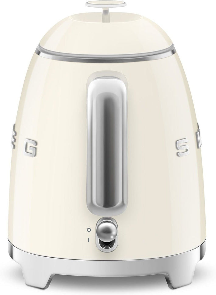 Smeg - 0.8 L 50's Style Mini Kettle with 3D Logo Cream - KLF05CRUS