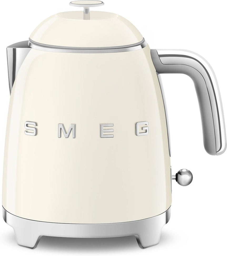 Smeg - 0.8 L 50's Style Mini Kettle with 3D Logo Cream - KLF05CRUS