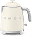 Smeg - 0.8 L 50's Style Mini Kettle with 3D Logo Cream - KLF05CRUS