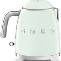 Smeg - 0.8 L 50's Style Mini Kettle with 3D Logo Pastel Green - KLF05PGUS