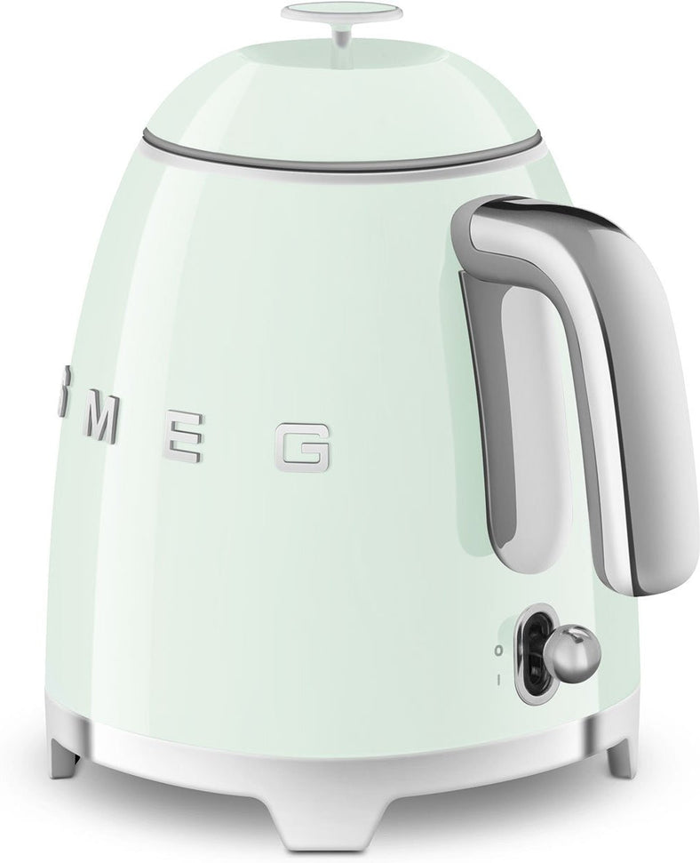 Smeg - 0.8 L 50's Style Mini Kettle with 3D Logo Pastel Green - KLF05PGUS