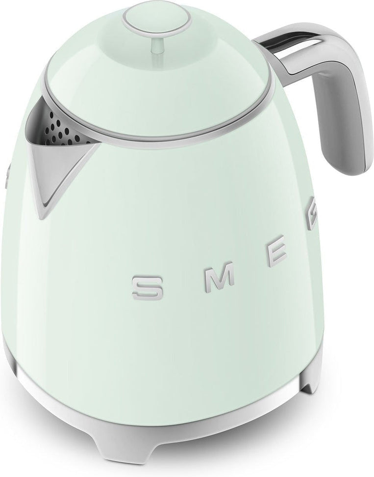 Smeg - 0.8 L 50's Style Mini Kettle with 3D Logo Pastel Green - KLF05PGUS