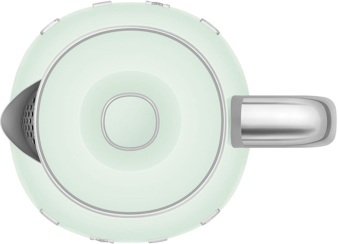 Smeg - 0.8 L 50's Style Mini Kettle with 3D Logo Pastel Green - KLF05PGUS