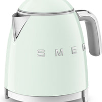 Smeg - 0.8 L 50's Style Mini Kettle with 3D Logo Pastel Green - KLF05PGUS