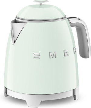 Smeg - 0.8 L 50's Style Mini Kettle with 3D Logo Pastel Green - KLF05PGUS