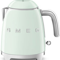 Smeg - 0.8 L 50's Style Mini Kettle with 3D Logo Pastel Green - KLF05PGUS