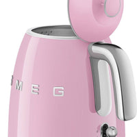 Smeg - 0.8 L 50's Style Mini Kettle with 3D Logo Pastel Pink - KLF05PKUS