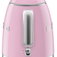 Smeg - 0.8 L 50's Style Mini Kettle with 3D Logo Pastel Pink - KLF05PKUS