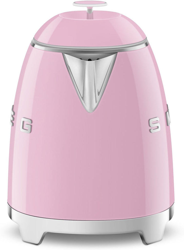 Smeg - 0.8 L 50's Style Mini Kettle with 3D Logo Pastel Pink - KLF05PKUS