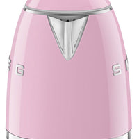 Smeg - 0.8 L 50's Style Mini Kettle with 3D Logo Pastel Pink - KLF05PKUS
