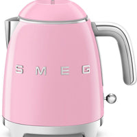 Smeg - 0.8 L 50's Style Mini Kettle with 3D Logo Pastel Pink - KLF05PKUS