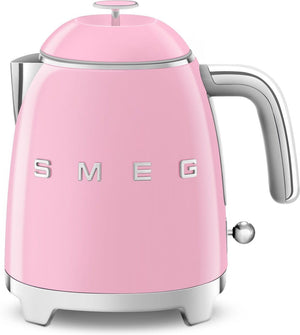Smeg - 0.8 L 50's Style Mini Kettle with 3D Logo Pastel Pink - KLF05PKUS