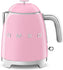 Smeg - 0.8 L 50's Style Mini  Kettle with 3D Logo Pastel Pink - KLF05PKUS