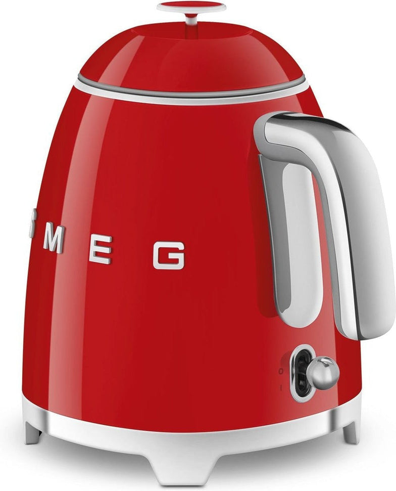 Smeg - 0.8 L 50's Style Mini Kettle with 3D Logo Red - KLF05RDUS