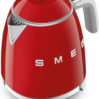 Smeg - 0.8 L 50's Style Mini Kettle with 3D Logo Red - KLF05RDUS