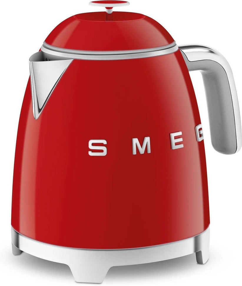 Smeg - 0.8 L 50's Style Mini Kettle with 3D Logo Red - KLF05RDUS