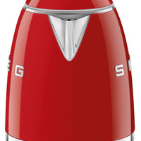 Smeg - 0.8 L 50's Style Mini Kettle with 3D Logo Red - KLF05RDUS
