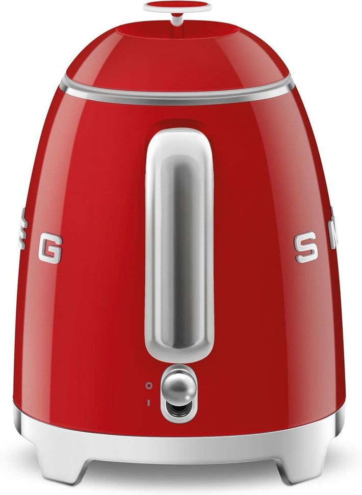 Smeg - 0.8 L 50's Style Mini Kettle with 3D Logo Red - KLF05RDUS