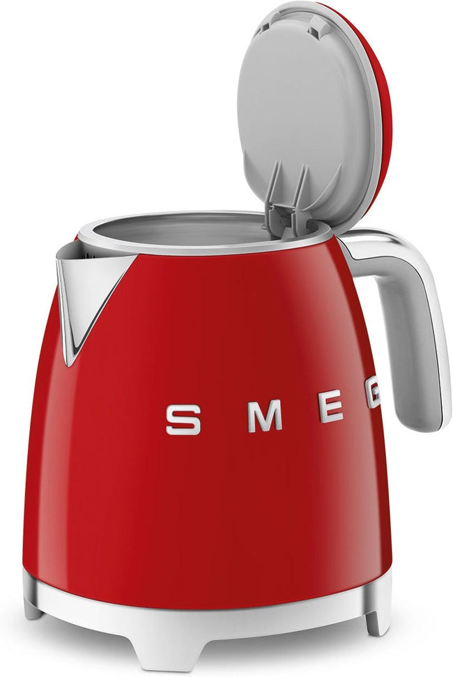 Smeg - 0.8 L 50's Style Mini Kettle with 3D Logo Red - KLF05RDUS