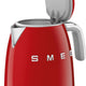 Smeg - 0.8 L 50's Style Mini Kettle with 3D Logo Red - KLF05RDUS