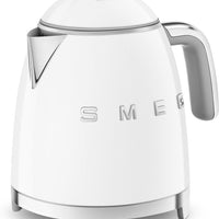 Smeg - 0.8 L 50's Style Mini Kettle with 3D Logo White - KLF05WHUS