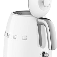 Smeg - 0.8 L 50's Style Mini Kettle with 3D Logo White - KLF05WHUS